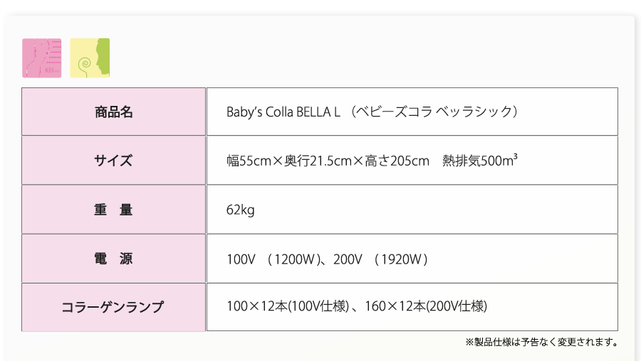 Baby’s Colla BELLA SCIC ベビーズコラ ベッラシック仕様